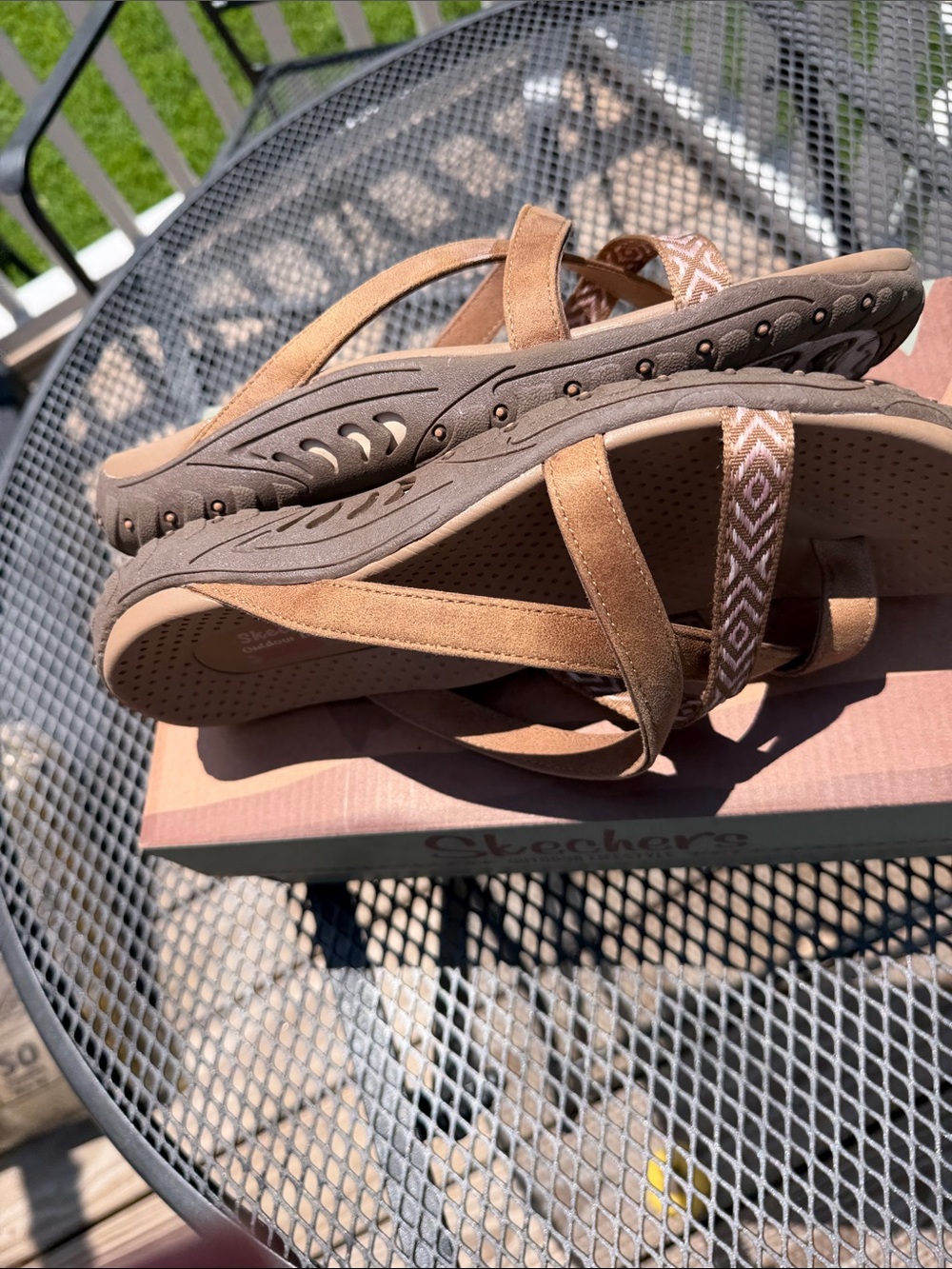 Skechers Outdoor Lifestyle Vegan Women’s Strappy Slip-On Sandals - Picture 4 of 7